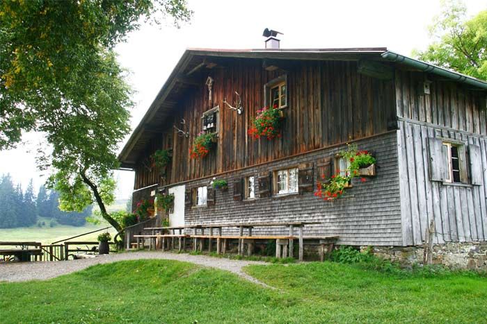 Pfarralpe - Hütte bei Missen Wilhams im Allgäu